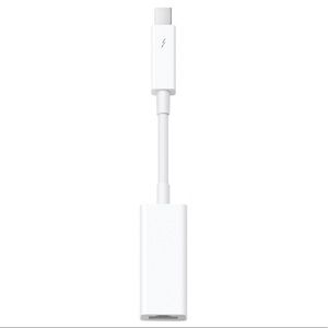 The Apple Thunderbolt to Gigabit Ethernet Adapter